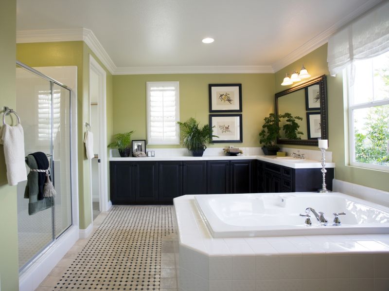 Luxury Bathtub and Double Vanity